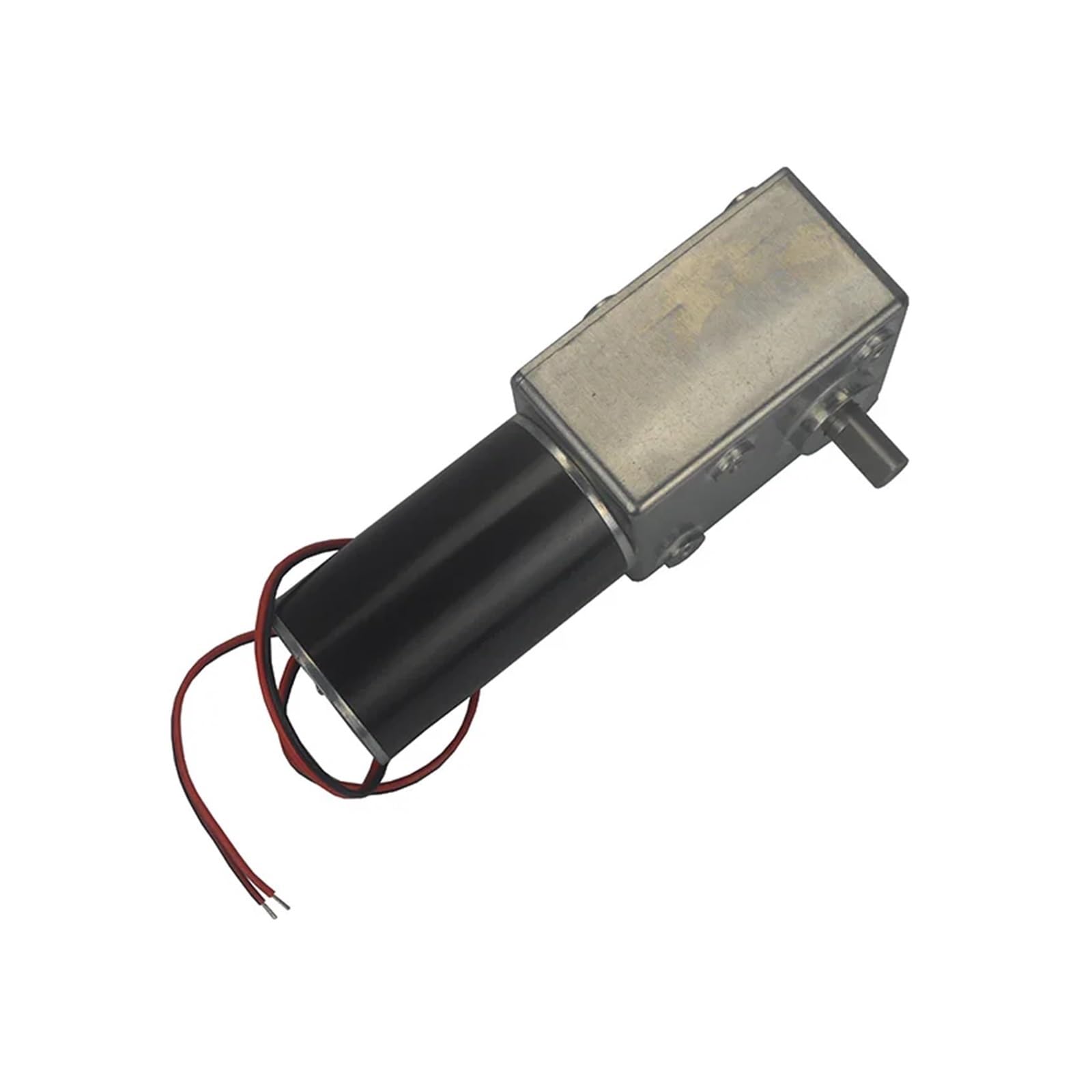 DAVBIR DC12V 24V Getriebemotor mit starkem Drehmoment, Metall-Turbo-Schneckengetriebemotor, umgekehrte niedrige Geschwindigkeit, 200 kg, cm, selbstsichernder Schnecken-Gleichstromgetriebemotor perfect