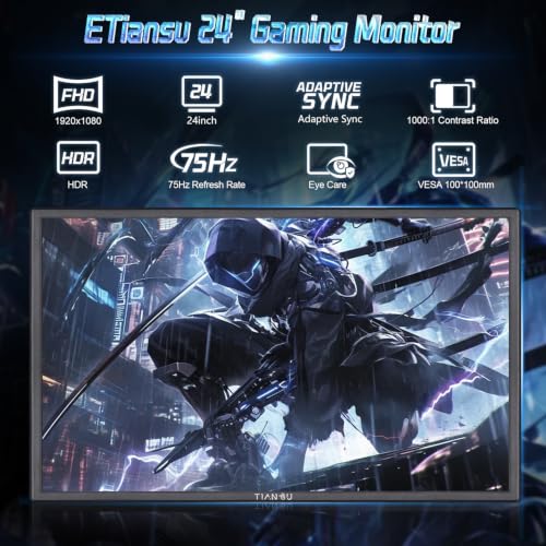 Image of 24in 75Hz FreeSync 100%sRGB,90%DCI-P3 HDMI EyeCare for Game,Office