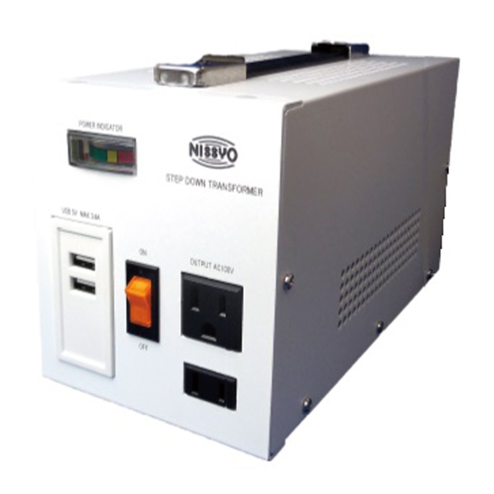 Amazon.co.jp: 日章工業 ダウントランス ホワイト 1600W SPXシリーズ  