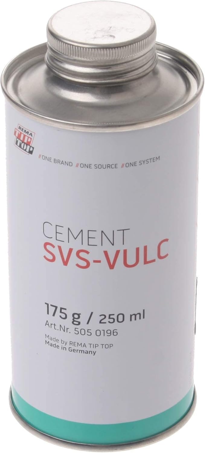 Connect 35096 Tube Patch Vulcanising Fluid 175g c/w Brush 1pc,Green, White