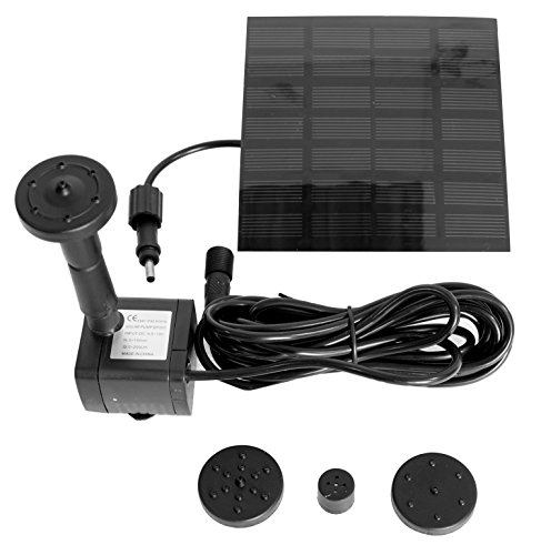Primrose 150LPH Solar Water Pump Kit with 4 Fountain Heads by Solaray