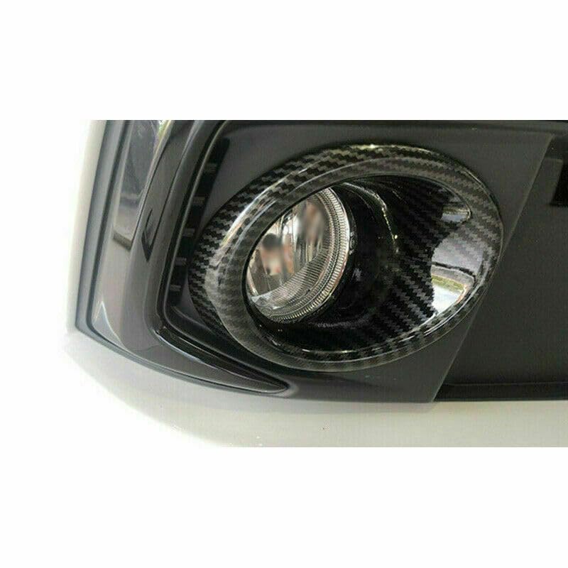 Image of ABS Carbon Fiber Front Fog Lamp Ring, Fits for 2016-2021 10th Honda Civic, 75011-F