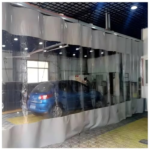 Cortinas divisoras de vinilo para un espacio de trabajo eficiente y libre de corrientes 3