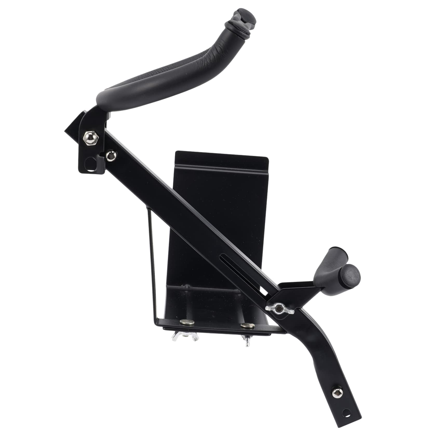 Yardwe Wall Mounted Saxophone Stand Durable Saxophone Bracket with Protective Sponge Sax Holder for All Standard Practical Present for Saxophonists