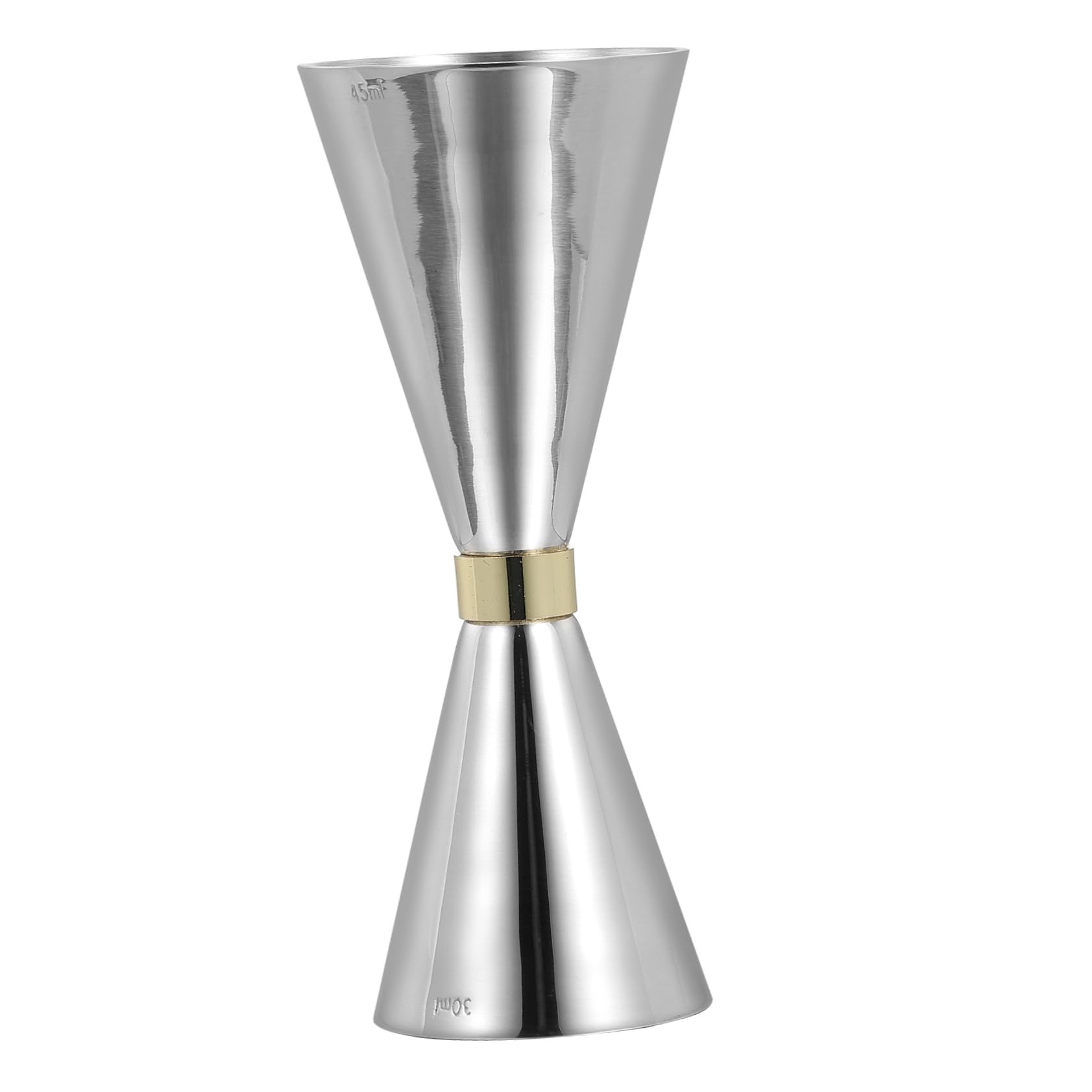 FUNOMOCYA Stainless Steel Cocktail Jigger Shot Measure Jigger Double-head Ounce Cup Bar Shot