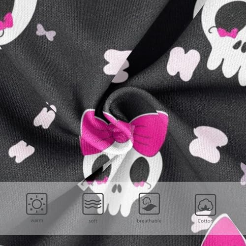 Toddler Underwear Custom 2t Cotton Cute Panties Girl Print Briefs Kids Undies Cute White Pink Skulls Black3