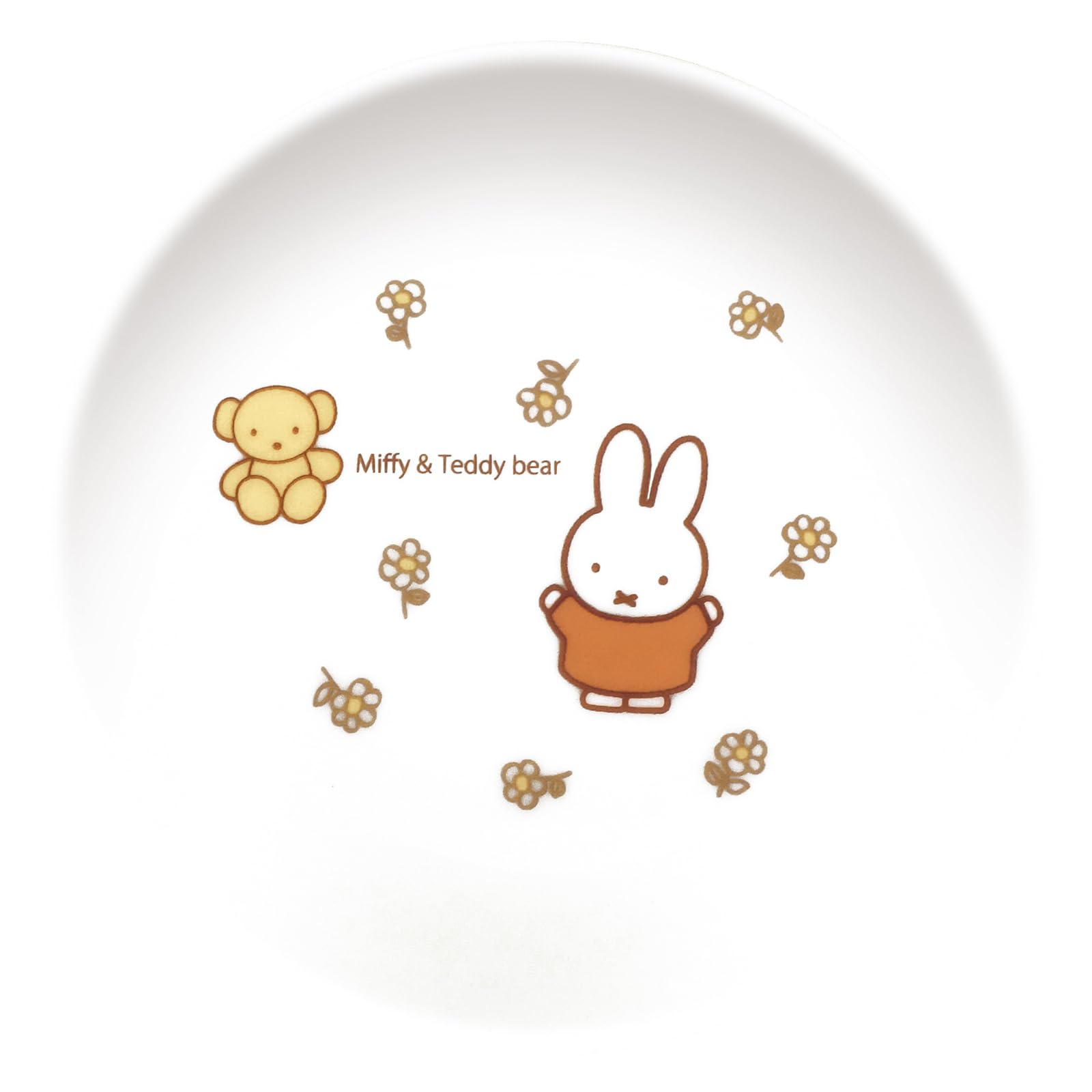 Dick Bruna 413103 Miffy Plate, Small Plate, 4.7 inches (12 cm), Microwave, Dishwasher Safe, Dish Goods, Miscellaneous Goods, Miffy & Teddy Bear, Made in Japan : Baby