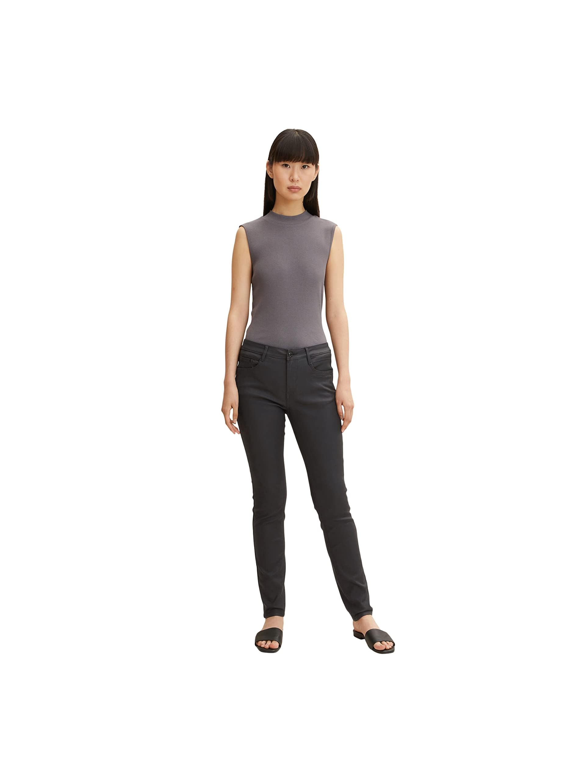 TOM TAILOR Ladies Jeans 202212 Alexa Skinny, 14482 - Deep Black, 32W / 30L