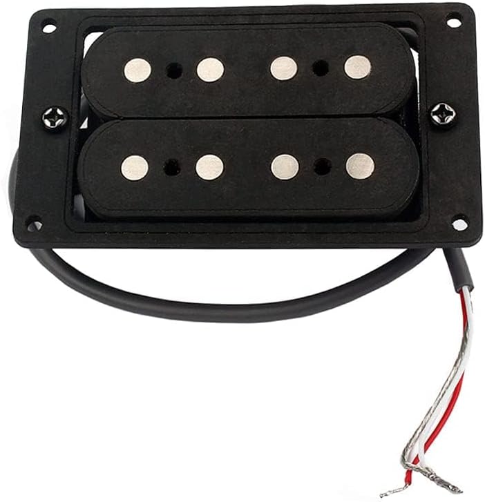 Guitar Humbucker Pickup,Cigar Box Pickup for 4-String Cigar Box Rosewood Pickup Electric Guitar Replacement Parts