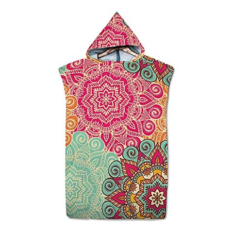 Poncho de Bain FANSU Mandala Cover