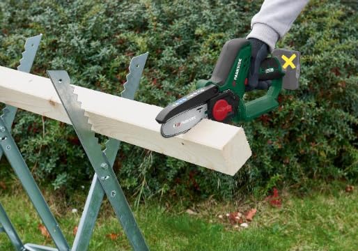 PARKSIDE 12V Batería podadora Mini motosierra Sierra de cadena PGHSA 12 C3, sin batería ni cargador