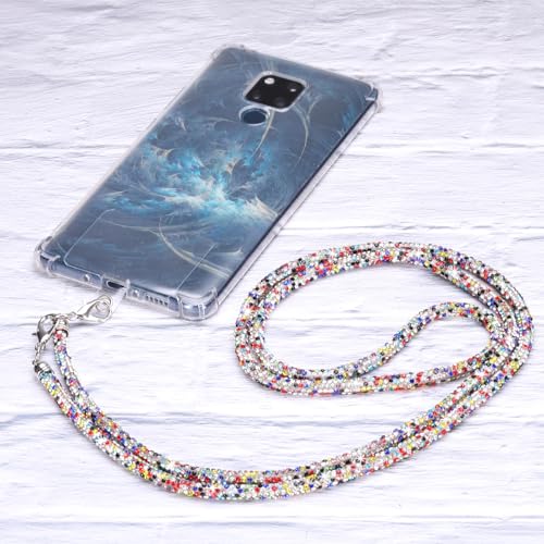 Correa Brillante para Bolso, Repuesto Cristal 134 cm Plata miniatura 7