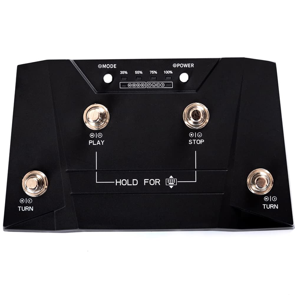 Volteador de página de pedal inalámbrico, accesorios para instrumentos de música de pedal, gire páginas silenciosamente, compatible con iOS, Windows, Android y otros sistemas, para karaoke de fiesta d