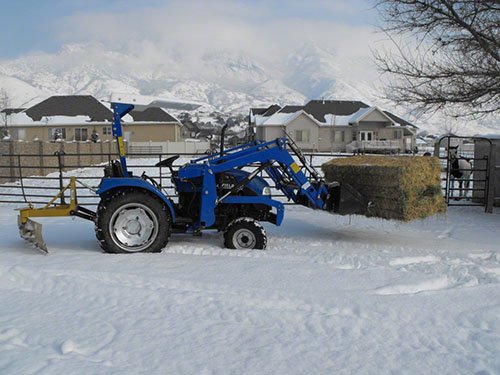 HD Bucket Hay Bale Spear Attachment - 2 x 39