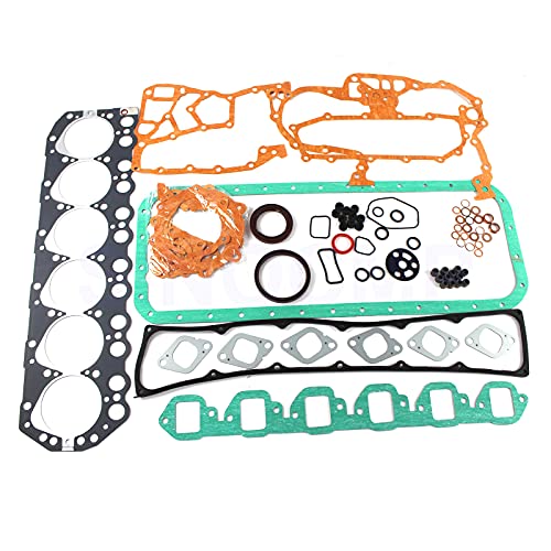 SINOCMP TD42 Engine Gasket Kit for Nissan Forklift Turck Excavator Parts Y61 Vehicle 12010-6T000, 3 Month Warranty