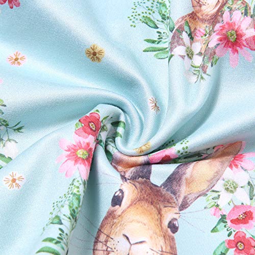 Toddler Girl Dress Outfit Short Sleeve Bunny Princess Party Dress Summer Clothes3