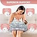 Nursing Pillow – Plus Size Breastfeeding Pillows with Security Fence for Enhanced Support & Comfort – Removable Cotton Cover, Adjustable Waist Strap, Newborn Essentials Must Haves Baby Registry Search
