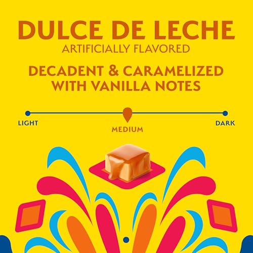 Image of Cafe Bustelo Dulce de Leche Artificially Flavored, Single Serve Coffee Pods, 10 Count (Pack of 6)