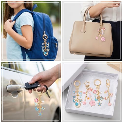 Kit para hacer llaveros y evitar perder las llaves con estilo JOICEE 7