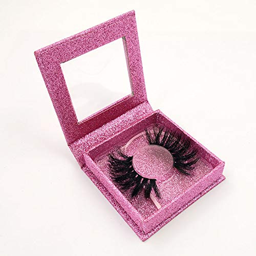 HBZGTLAD NEW 1pair Mink Eyelashes 25mm Lashes Fluffy Messy 3D False Eyelashes Dramatic Long Natural Lashes Wholesale Makeup Mink Lashes (5DZ-30)