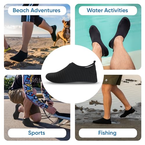 Lightweight Water Shoes for All Ages – Travel Essentials for Beach Adventures, Quick-Dry Non Slip Shoes for Indoor & Outdoor – Comfortable Design for Men, Women & Kids4