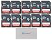 SanDisk 16 GB Class 10 SD HC Ultra Flash Memory Card - 10 Pack With Everything But Stromboli (tm) MicroFiber Cleaning Cloth