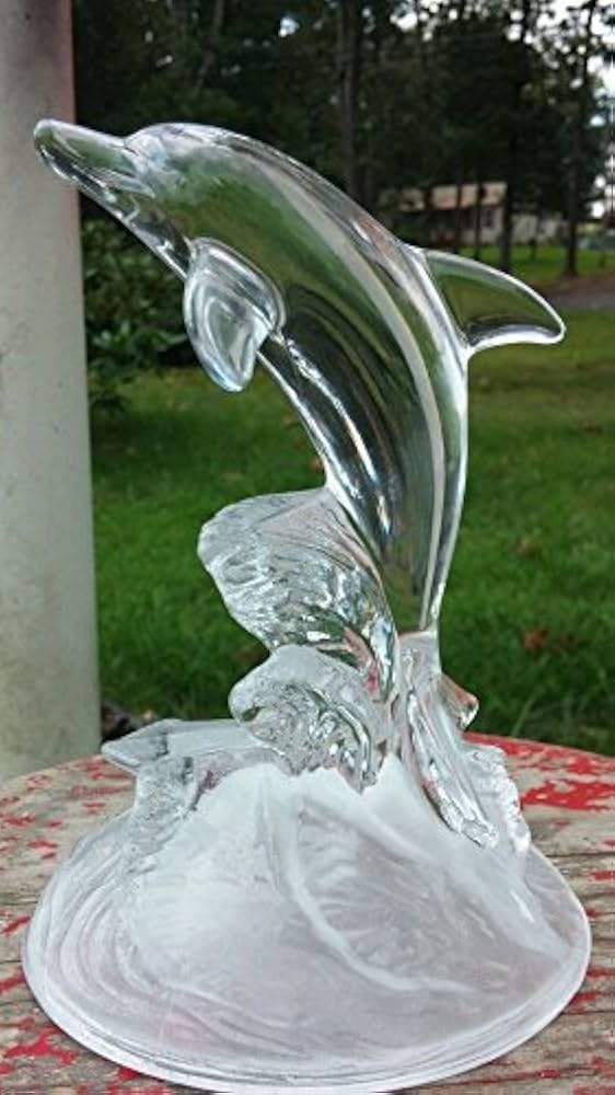 新品❣️美しい青CRYSTAL DARQUES DAUPHIN 新品❣️美しい青CRYSTAL