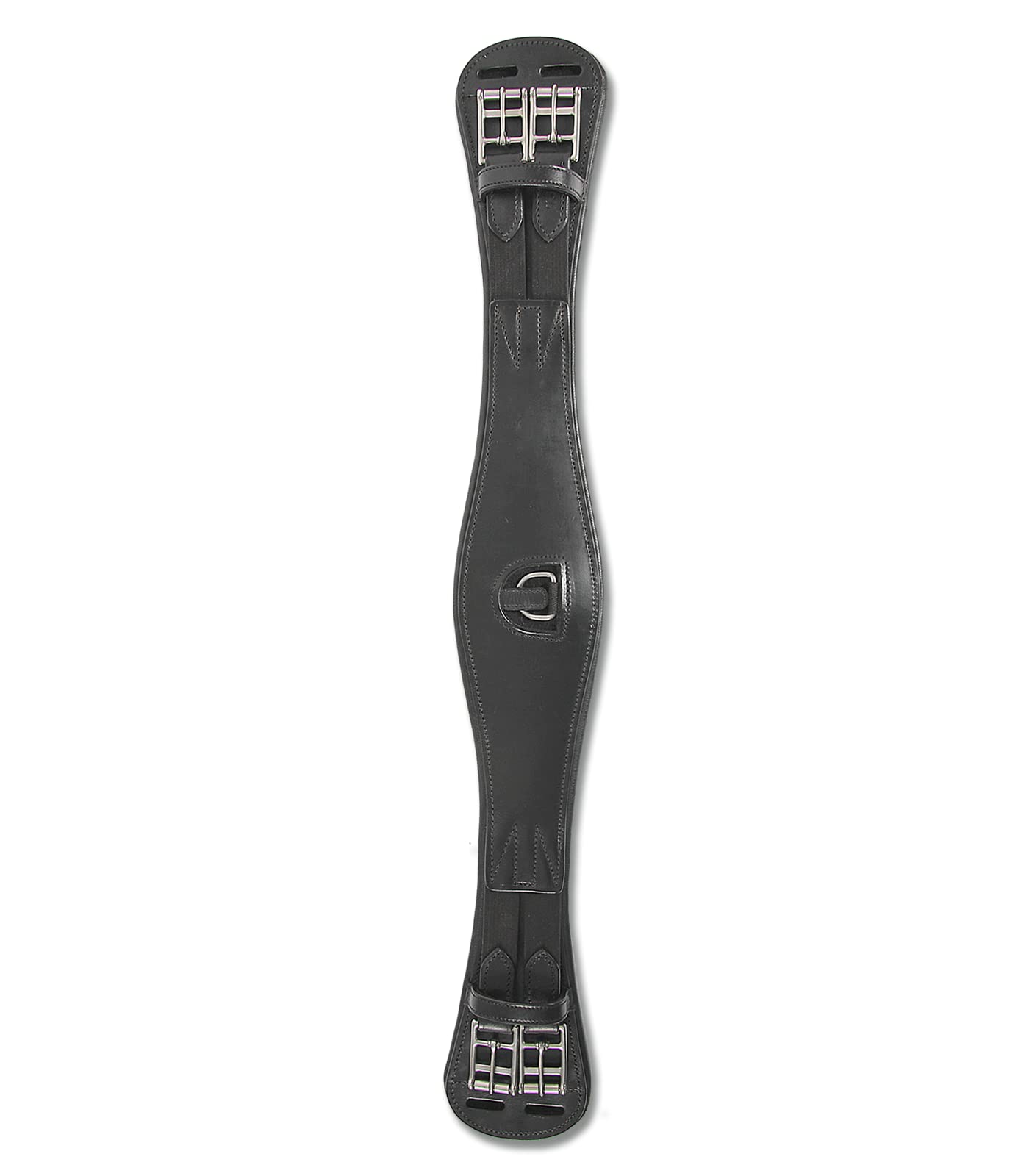 WALDHAUSEN Lederkurzgurt - mit Elastik, 70 cm, schwarz