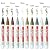 10 Pieces Tile Pen Wall Grout Color Pen Tile Repair Pen Refill Wall Gap Grout Renew Marker for Tiles Floor Kitchen Bathroom(Dark Gray)