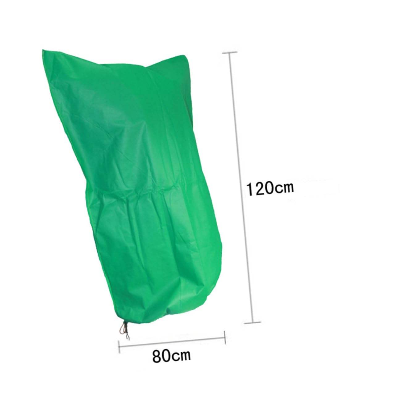 ibasenice 1Pc Protective Tree Cover Green Non Woven for Outdoor Plants Breathable Protection Against Rain Wind and for Home Public Gardening