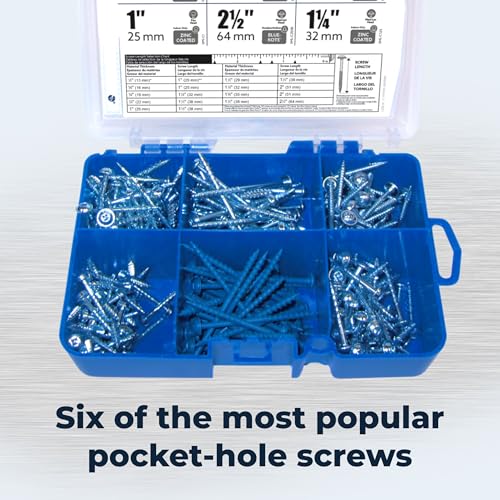 Image of Kreg Pocket-Hole Jig 520PRO - Easy Clamping & Adjusting - 360 Rotating Handle - 260 Screws - For Materials 1 /2 inch to 1 1 /2 inch Thick
