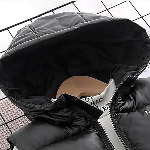 Boys Girls Full Zip up Hooded down Vest Windproof Warm Lightweight Sleeveless Quilted Puffer Jackets with Pockets4