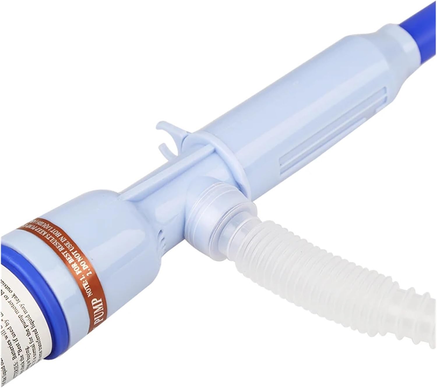 Drum Pump, Portable Electric Oil Pump Powered Transfer For Car Engine Fuel And Aquarium Water Change,Barrel Pump(Blue)