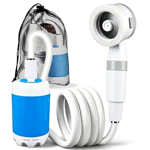 Douche portable à débit réglable et kit de douche USB Cozidia - 2