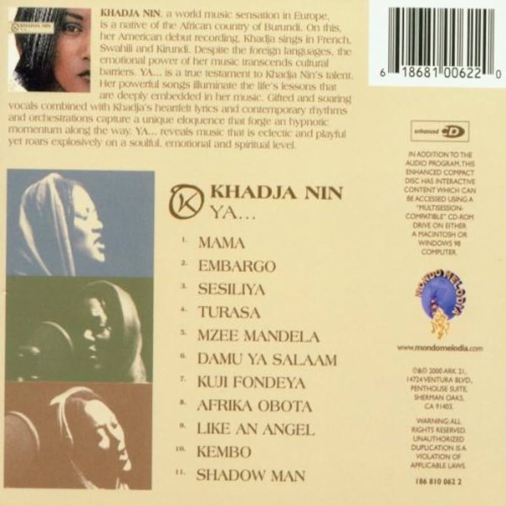 Nin, Khadja - Ya - Amazon.com Music
