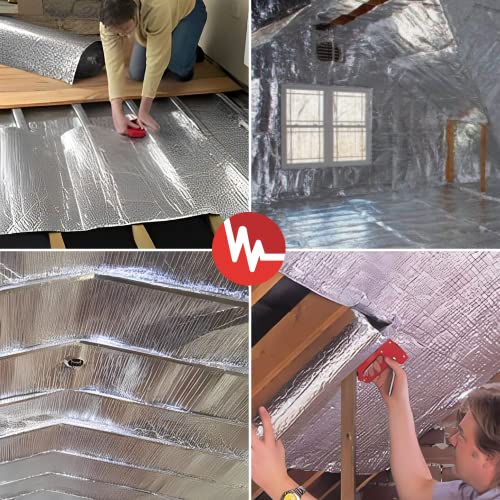 POLYREFLEX MULTI 7-33 (1,25 x 12 m), Wärmedämmung für Wände und Fassaden, Dächer und Decks, Fenster, Boden, Auto, Garage, Wohnmobil, geeignet für jede Bauart, 7-lagig, 33 mm dick, 15 m²