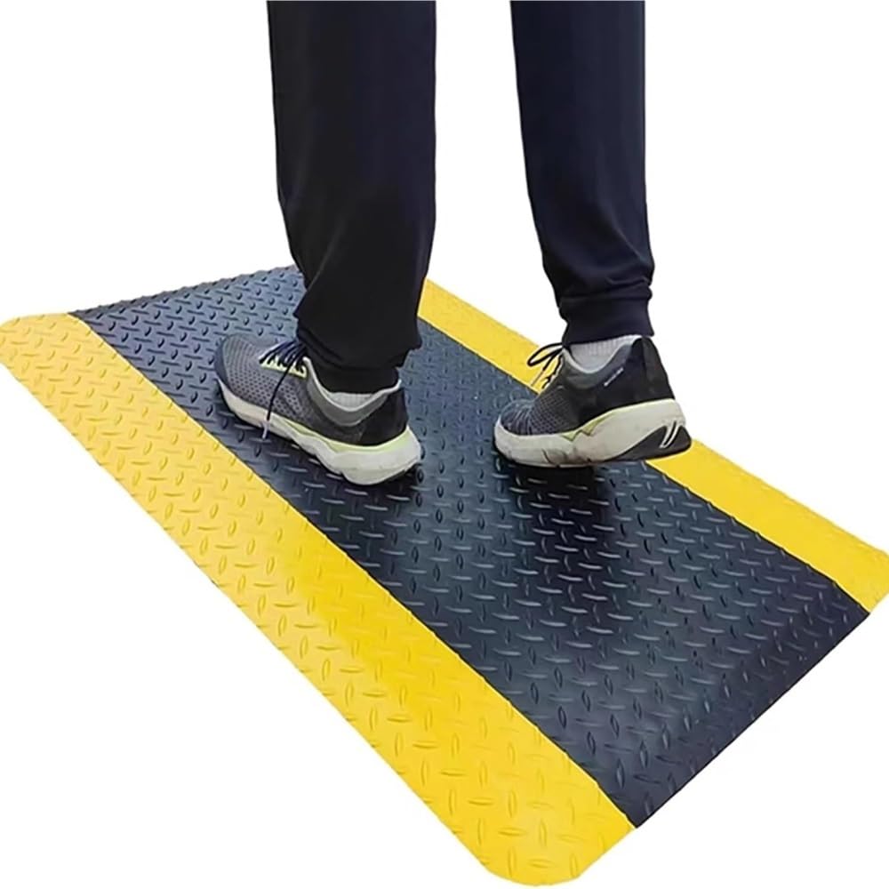 1 szt. Maty antyzmęczeniowe do przemysłowych stanowisk pracy – ergonomiczna, antypoślizgowa mata podłogowa do redukcji stresu w fabrykach/warsztatach