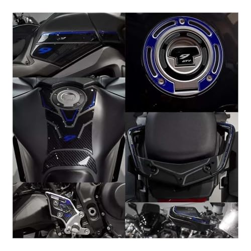 Protection réservoir moto Tracer 9 GT contre rayures de blouson - 3