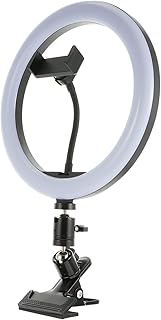 UKCOCO 1 Set 10 Inch Fill Light Ring Light for Desk Laptop Ring Light Desk Makeup Lamp Live Ring Light Phone Light Filling Video Conference Computer Clip Light Filling Ring Light Filling