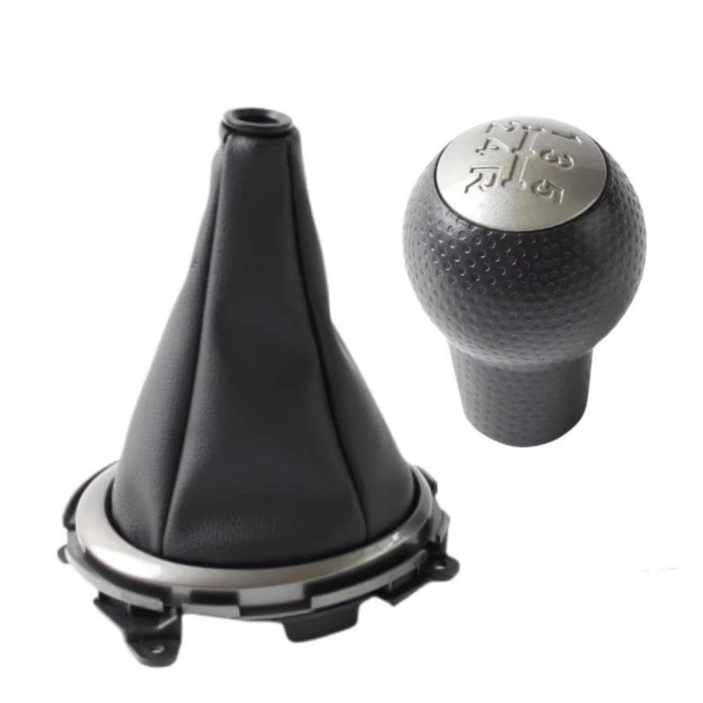 POANBCGY Auto Parts for Fit for Jazz 2009 2010 2011 2012 2013 2014 2015 Gear Shift Knob Shifter Lever Stick Gaiter Boot Cover(2pcs)