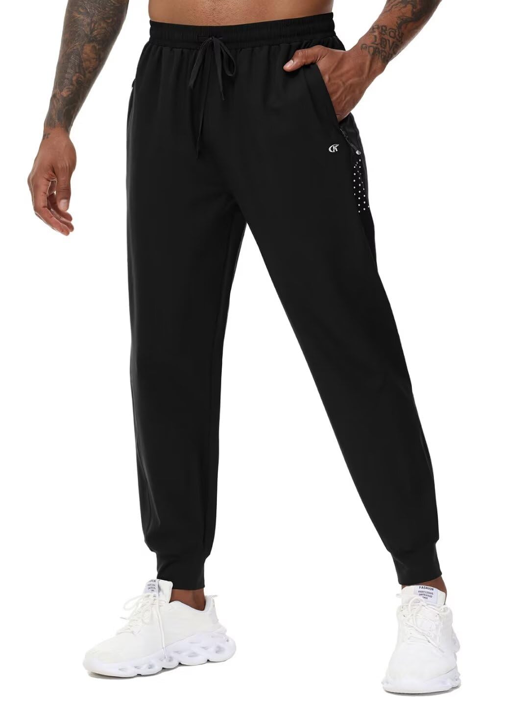 PdbokewMen's Airy Jogger Pants Athletic Running Pants Workout Jogger