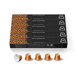 Nespresso Capsules OriginalLine, Vienna Lungo, Medium Roast Coffee, 50-Count Espresso Coffee Pods
