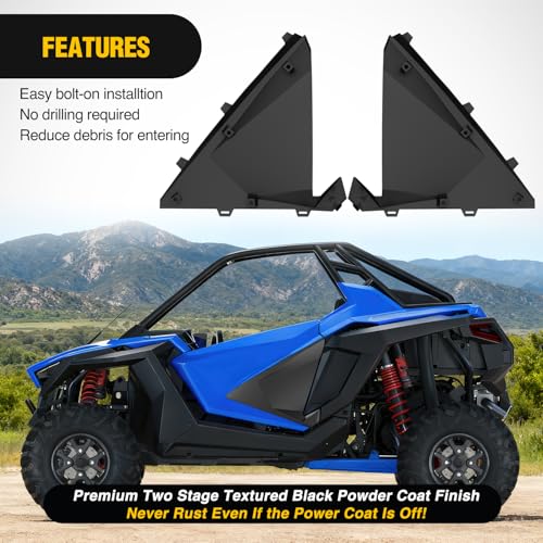 Image of Nilight ATV&UTV Lower Door Closeoff Inserts Panels for Polaris RZR PRO XP /Pro R /Turbo R 2020-2024 Replace #2883765 (2 Door,Front Left & Right)