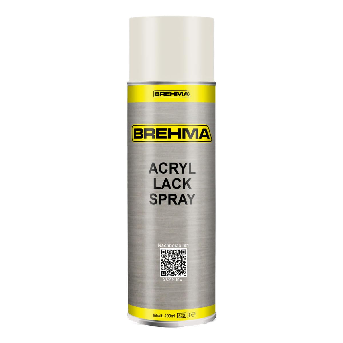 12x Acryl Lackspray Ral 9010 Reinweis matt Lack Farbe Sprühfarbe 400ml