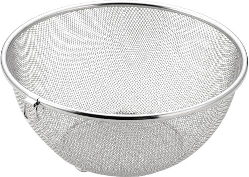 Yoshikawa SJ1383 Just Fit Round Colander (with Ring) 8.7 inches (22 cm)
