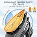 Steamer Iron for Clothes, Portable 2 In 1 Travel Handheld Garment Steamer,20 Minutes of Continuous Steam,100ml Water Tank,Steamer Ironing Gloves,1000W Light Steam Iron for Travel and Home