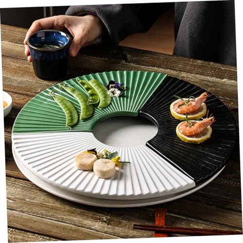 Plato cerámico japonés estilo Zerodeko para sushi miniatura 2