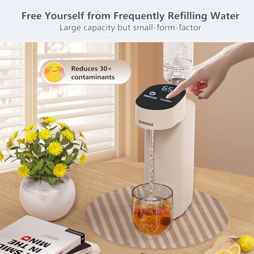 Instant Hot Water Dispenser, 3S Fast Heating Electric Hot Water Boiler With 5 Temperature Presets, Digital Touch Screen, Energy-Efficient Use - 5