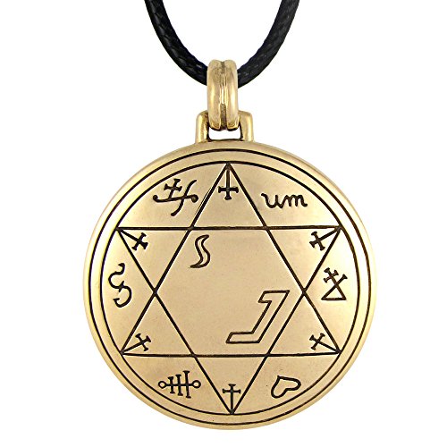 Moonlight Mysteries Bronze Talisman for Success in Business Pentacle Pendant Necklace