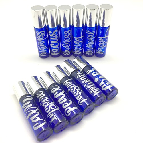 Got Oil Supplies Vinyl Essential Oil Labels - Fits 10Ml Roller Bottles And Boston Round Glass Vials - 24 Blue & Pink, Gold Or Silver Bottle Stickers To Choose From (Silver) #TOP6
